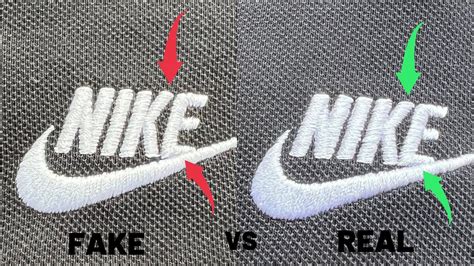 nike logo real vs fake|how to identify a fake nike.